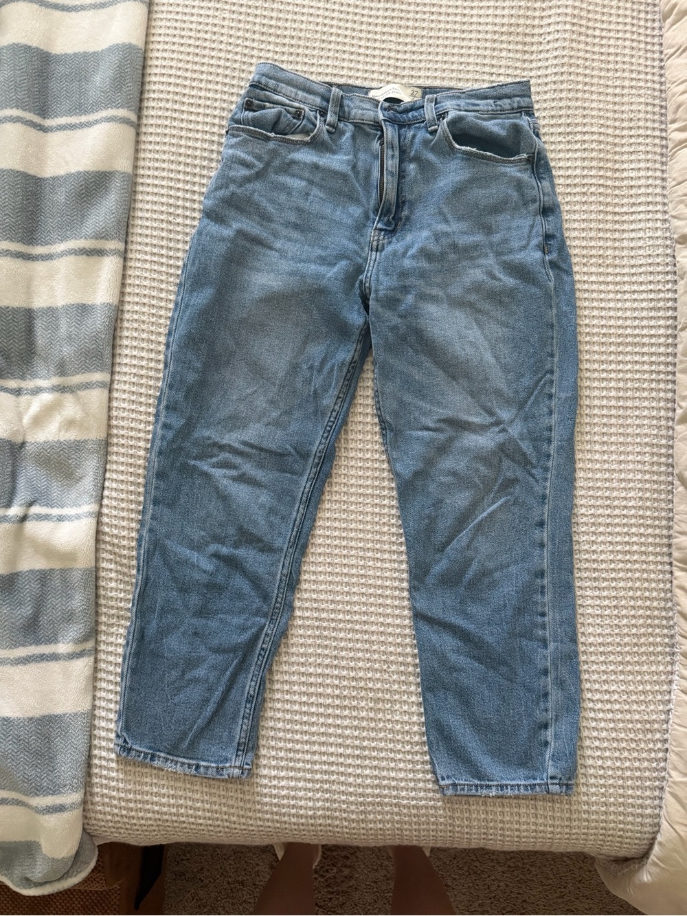 Abercrombie & Fitch Light Blue Mom Jeans